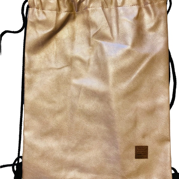 ANTONIO CORE DEPT Rose Gold Metallic Scrunch Backpack - Picture 7 of 7